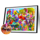 5D Cabin Animal Mosaic Diamond Painting Drawing Full Round Drill DIY Handcraf