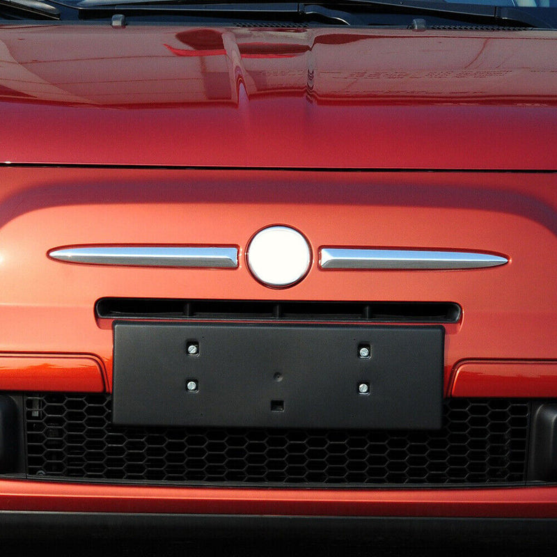 Front Bumper Lower Chrome Moulding Trim for FIAT 500 2007-2015 (1 Pair) Newly