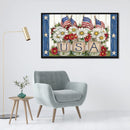 Diamond Painting Independence Day Full Round Drill Rhinestone Picture