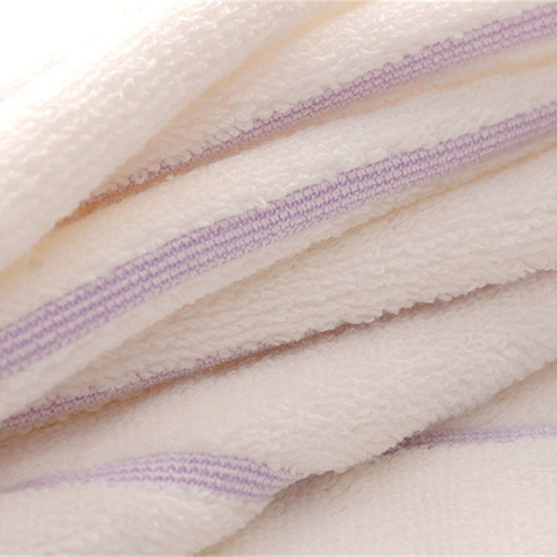 Women Hand Towel Cotton Soft Embroidered Towels Bath Towel Lavender Towel