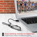 Rear Bike Tail Light Waterproof Bicycle Taillight for Night Riding (White) Newly