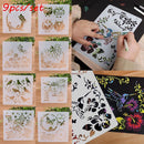 Paper Card Scrapbooking Embossing Template Wall Painting Layering Stencils