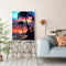 DIY Seaside Sunset Oil Paint by Numbers Drawing on Canvas Pictures Home Decor