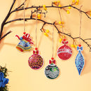 Double-side 5D Diamond Painting DIY Hanging Christmas Trees Pendant (GP010)