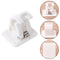 2* Nail-free Adjustable Rod Bracket Holders Magic Wall Hanging Rod Curtain Rail