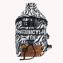 Retro Women Casual Animal Pattern Printing Small Shoulder Chest Bag Ladies Purse