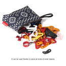 Outdoor Mini Cosmetic Storage Bag Makeup Pouch Oxford Cloth Zipper Organizer