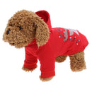Pet christmas clothes pet dog autumn and winter jacket sweater S