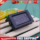 DC 0-100V Voltmeter 20A Ammeter Car LCD Digital Dual Display Monitor(Black)