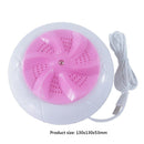 Mini Ultrasonic Turbo Washing Machine Removes Dirt Travel Washer (Pink) Newly