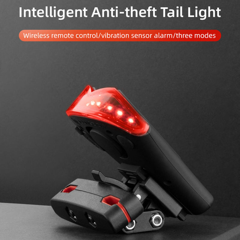 Bicycle Rear Lamp Rechargeable USB Safety Warning Taillight for Night Riding