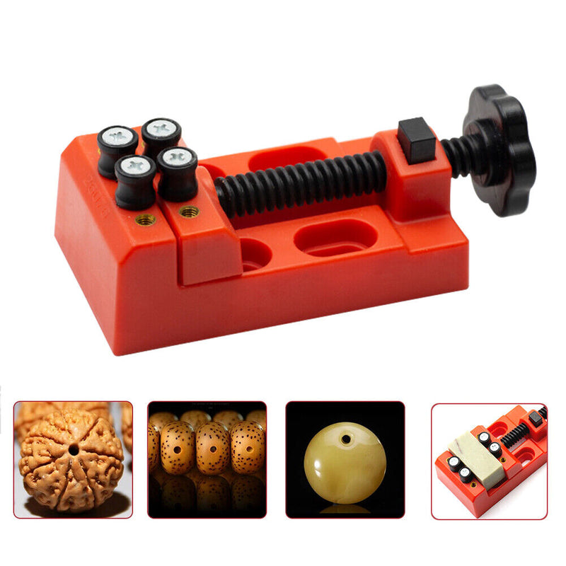 Walnut Watch Carve Bench Clamp Parallel Sculpture Craft Fix Plier (Red) Newly