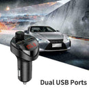 Car Charger FM Transmitter Bluetooth Car Audio MP3 Player Card TF J0E6 F9C8