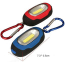 Portable Magnetic Key Chain Flashlight Torch COB LED Light Lamp Camping Lantern