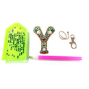 DIY Key Chain Diamond Painting Letters Women Bag Keyring Pendant Gift (Y) Newly