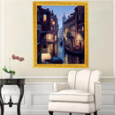 1pcs DIY Venice City Round 5D Diamond Painting Cross Stitch Diamonds Embroidery-L