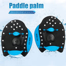 Swimming Paddles Fins Flippers Swim Water Sport Hand Webbed Gloves (Blue S)