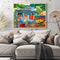 Street Coffee Shop Oil Paint By Numbers Kit DIY Acrylic Painting on Canvas
