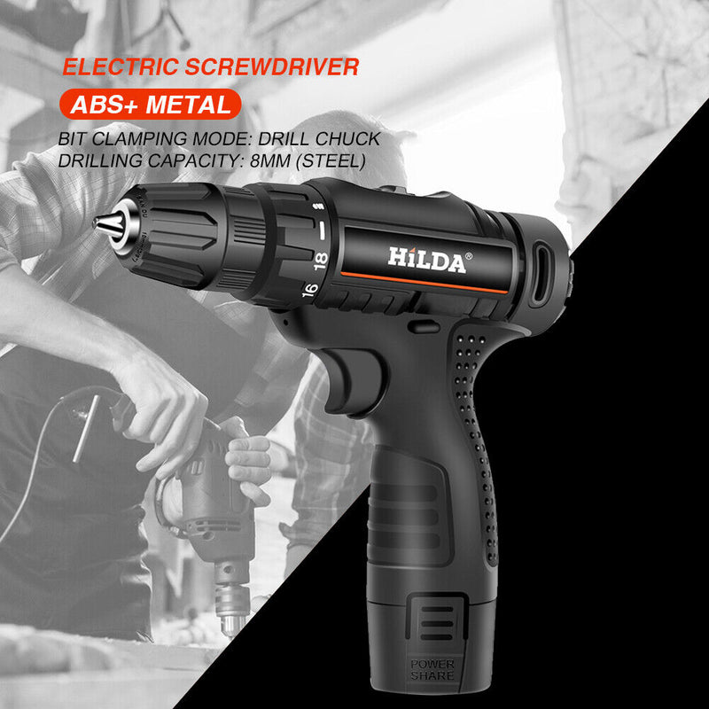 Mini Electric Drill Rechargeable Screwdriver Drilling Mounting Screws Power