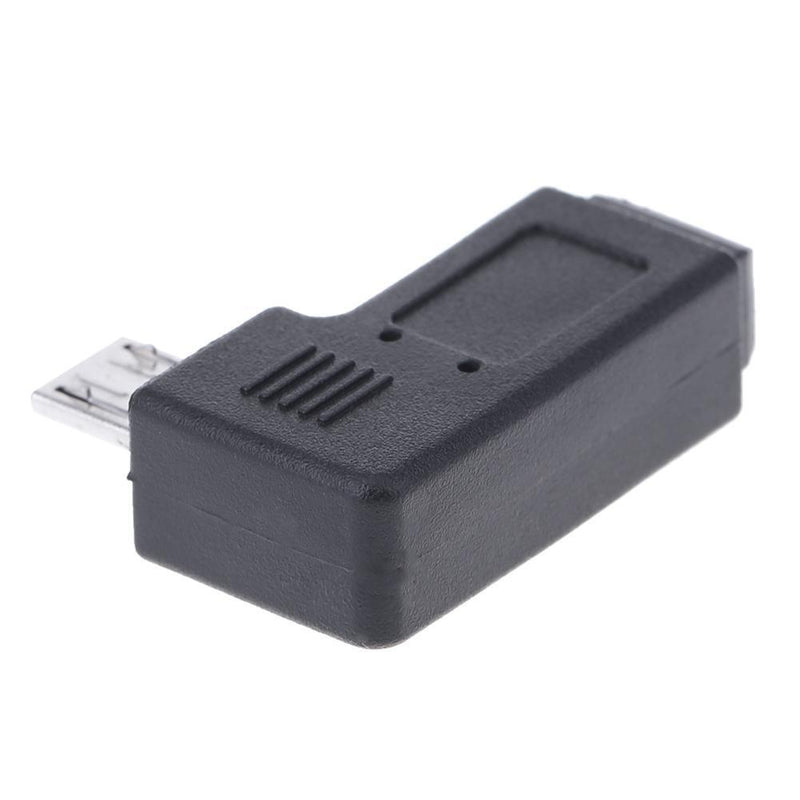 90 Degree Mini USB Female to Micro USB Male Date Transfer Adapter Connector