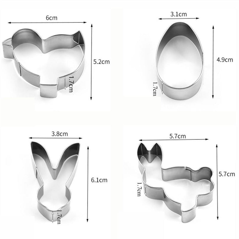 Easter Decoration Easter Egg Easter Biscuit Mould Cake Mold Cookies Cutter