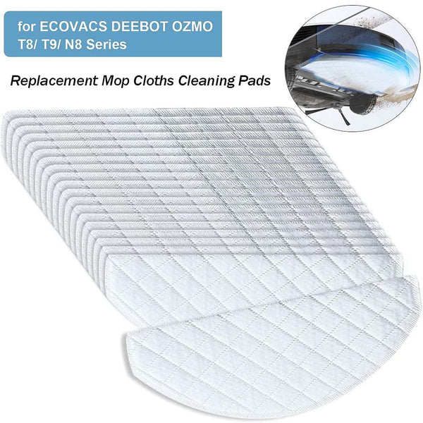 Washable Replacement Mop Cloth Mopping Pads Mop Pads Cleaning Robot Mop Rags