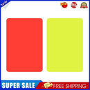 PVC Soccer Referee Red Yellow Cards Football Match Training Tool (2pcs)
