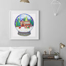 5D DIY Special Shaped Diamond Painting Christmas House Embroidery Kit Home