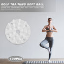 100pcs Plastic Lotus Acupressure Yoga Mat Spikes Workout Pilates Cushion Needle