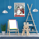 Snowman Bear Mosaic Diamond Painting Drawing Full Round Drill DIY Art Handcra