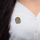 Cartoon Smiling Face Badge Brooch Lapel Clothes Shirt Denim Rainbow Cloud Pins