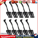 10pcs/Lot Molle Backpack Carabiner EDC Elastic Rope Webbing Buckle (Black) Newly