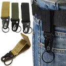 Water Bottle Hanger Hook Buckle Nylon Belt Carabiner Backpack Keychains