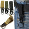 Water Bottle Hanger Hook Buckle Nylon Belt Carabiner Backpack Keychains
