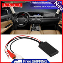 AUX Adapter Universal Bluetooth-Compatible Module for 2RCA Interface Vehicles