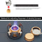 Portable Mini Alcohol Stove Burning w/ Stand Camping Cooking Furnace (Gray)