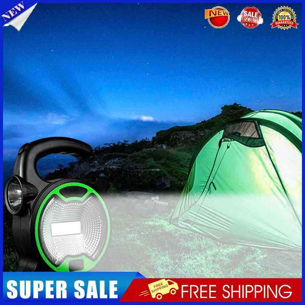 Handheld COB LED Flashlight Light Portable Battery Powered Outdoor Lantern Torch