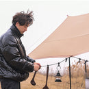 Portable Windproof Travel Clothesline with Clothespins Clips for Outdoor Camping