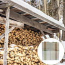 Canvas Log Carrier Basket for Firewood Collector and Wood Holder#