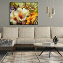 Frameless Painting By Numbers DIY Warm Flower Hand Painted Oil Picture Craft
