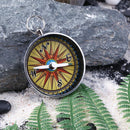 Mini G44-5 Pocket Hiking Camping Compass Lightweight Portable Keychain Newly