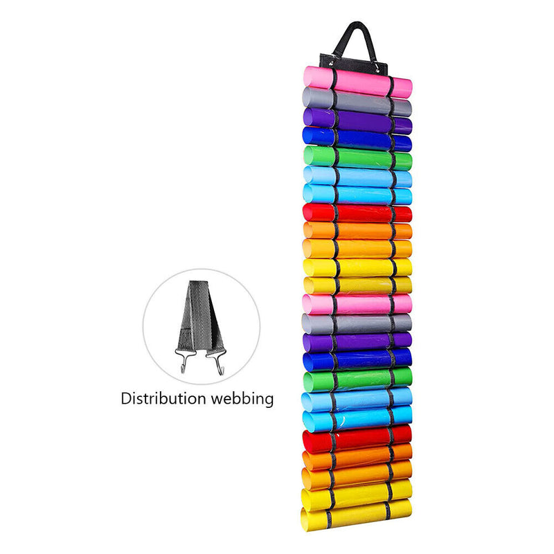 Vinyl Roll Holder 24 Compartments Craft Vinyl Organizers Storage Rack Holde