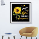 Sunflower Full Round Drill Mosaic Art Picture of Rhinestone Kit Handmade Gi