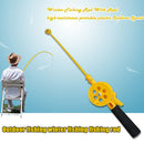Portable Winter Ice Fishing Rod Plastic Outdoor Sport Kids Children Fishing Pole
