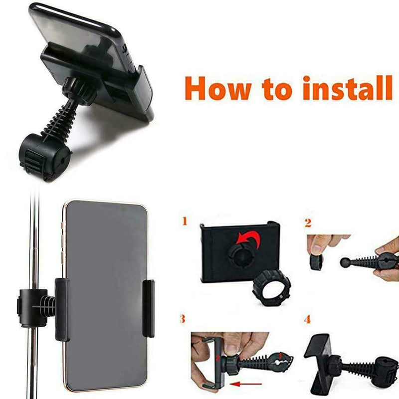 Golf Swing Recorder Holder Phone Clip Bracket Trainer Best Training Aid Z7V6