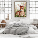 Oil Paint By Numbers Picture DIY Painting Little Deer Painting Kit Artwork