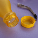 Candy Colors Unbreakable Frosted Plastic Kettle 550mL Water Bottle (Yellow)