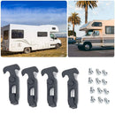 Car Part Rubber Flexible Draw Latch Cooler T-Handle Hasp Front Door Knob