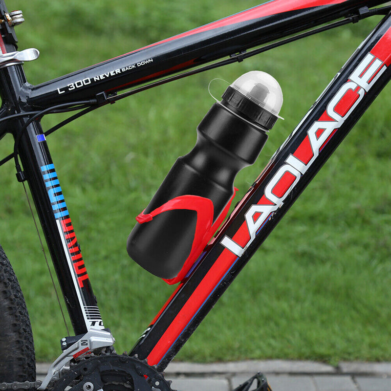 MTB Water Cup with Dustproof Cover Riding Kettle Outdoor Fitness Water Bott