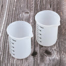 6pcs Silicone Non-Slip Crafting and Craft Tool Measuring Mug Set